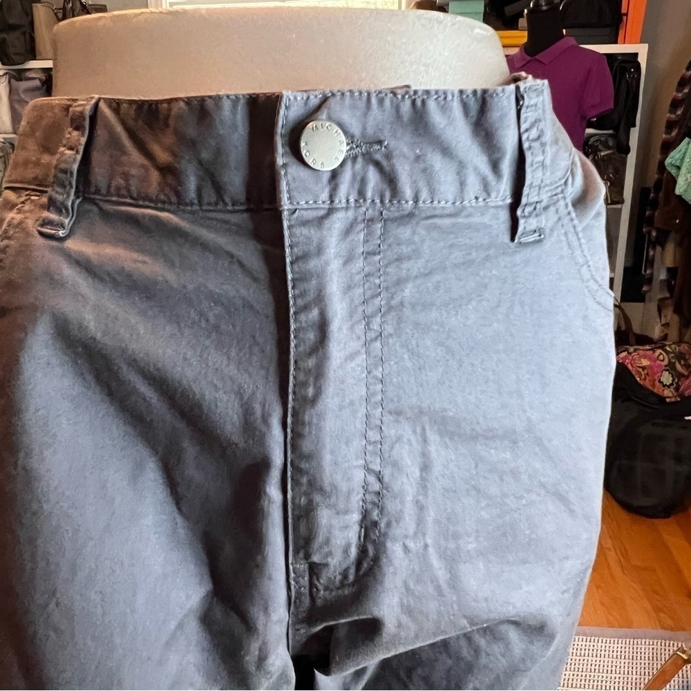 MICHEAL KORS Lightweight Cotton Chambray Slacks - Picture 9 of 10